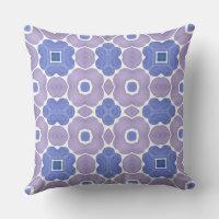 Patrón De Acuarela Violeta Y Azul