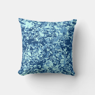 Cojín Decorativo Patrón de agua no 1 BG negro