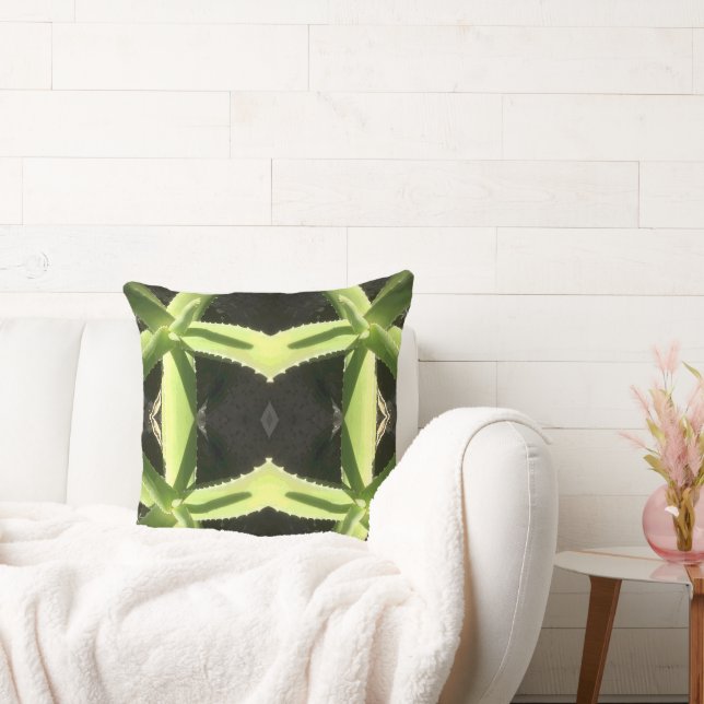 Cojín Decorativo Patrón de Aloe 3h (Sofá)