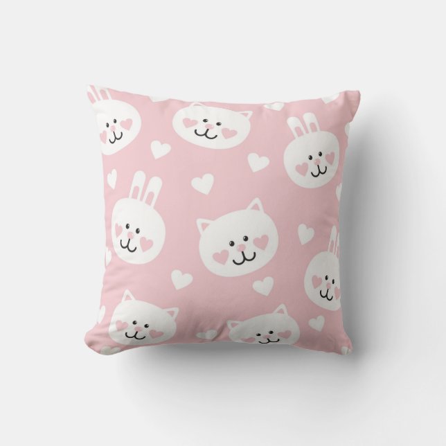 Cojín Decorativo Patrón de amor 2 (Anverso)