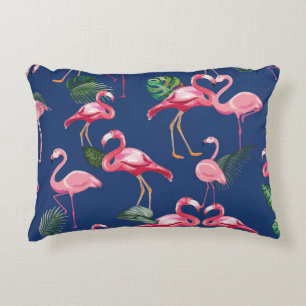 Cojín Decorativo Patrón de amor de flamencos 2