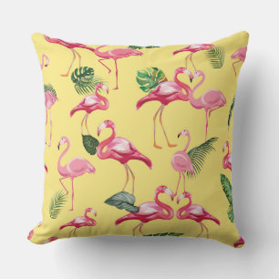 Cojín Decorativo Patrón de amor de flamencos 3