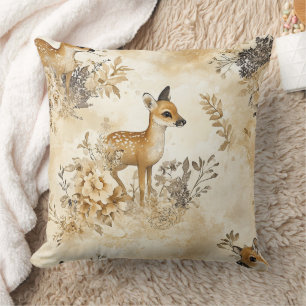 Cojín Decorativo Patrón de animal cervatillo del bosque
