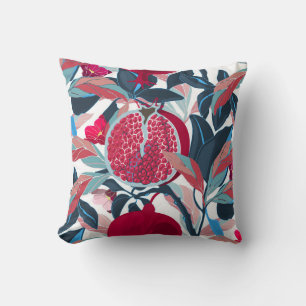 Cojín Decorativo Patrón de árbol granado de flores de arte