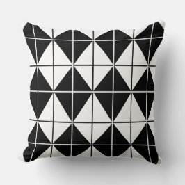 Cojín Decorativo Patrón de arglos en blanco y negro