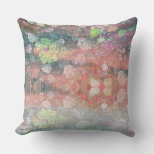 Cojín Decorativo Patrón de arte fractal de fresa Soufflé