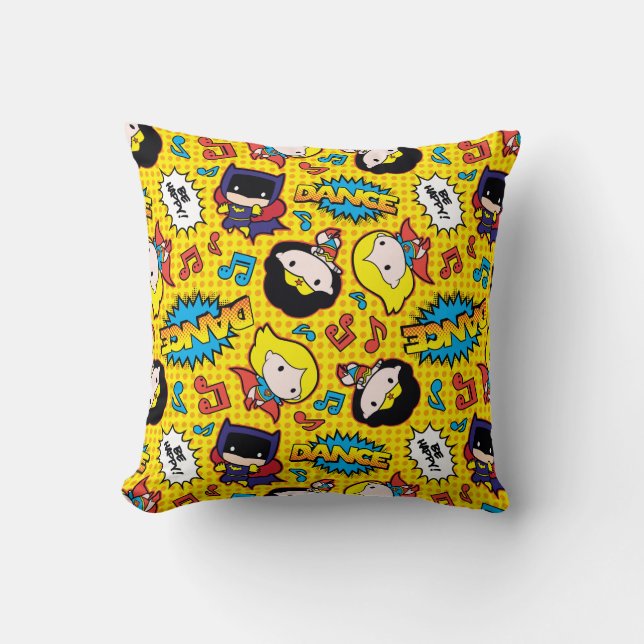Cojín Decorativo Patrón de baile de Heroine Chibi (Anverso)
