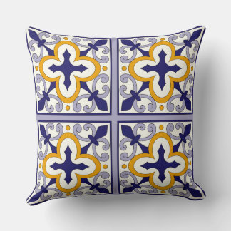 Cojín Decorativo Patrón de baldosas marroquíes #2