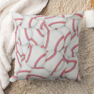 Cojín Decorativo Patrón de Baseballs en capas