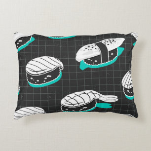 Cojín Decorativo Patrón de boceto de cosecha de vintage de Nigiri S