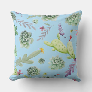 Cojín Decorativo Patrón de cactus 10
