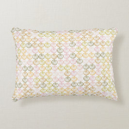 Cojín Decorativo Patrón de calabaza colorido dibujado a mano en el 