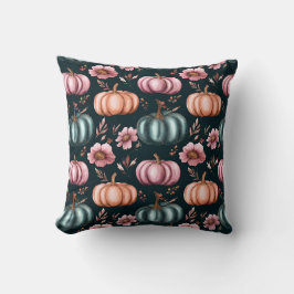 Cojín Decorativo Patrón de calabaza de caída de color de agua suave