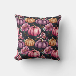Cojín Decorativo Patrón de calabaza de caída de color de agua suave