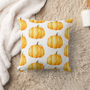 Cojín Decorativo Patrón de calabaza de otoño Cosecha de otoño de
