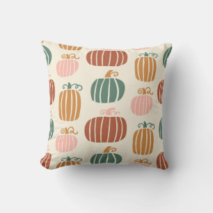 Cojín Decorativo Patrón de calabaza otoñal