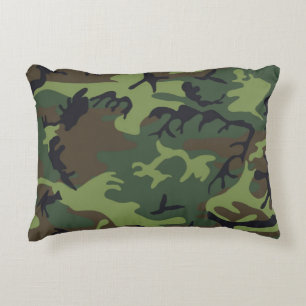 COJÍN DECORATIVO PATRÓN DE CAMOFLAJE