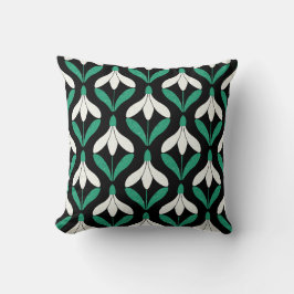 Cojín Decorativo patrón de campanilla Retro Scandi de mediados de s