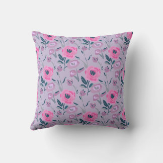 Cojín Decorativo Patrón de campo de peonies