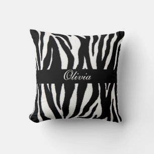 Cojín Decorativo Patrón de cebra personalizado lanzar Pillow