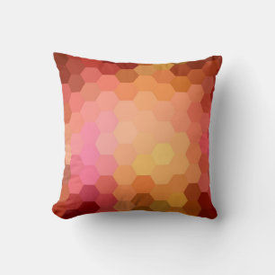 Cojín Decorativo Patrón de cheurón hexagonal 2
