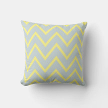 Patrón de Chevron Zigzag | Gris amarillo
