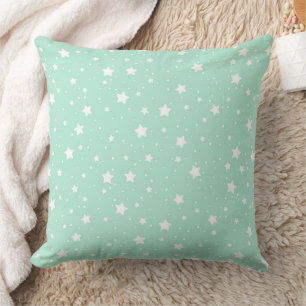 Cojín Decorativo Patrón de cielo nocturno estrellado brillante