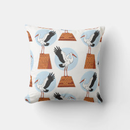Cojín Decorativo Patrón de cigüeñal en la azotea