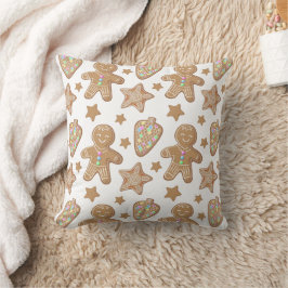 Cojín Decorativo Patrón de cocina de los Navidades de pan de jengib