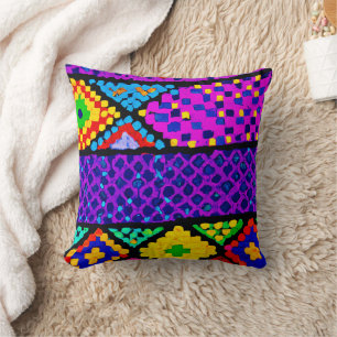 Cojín Decorativo Patrón de color activo