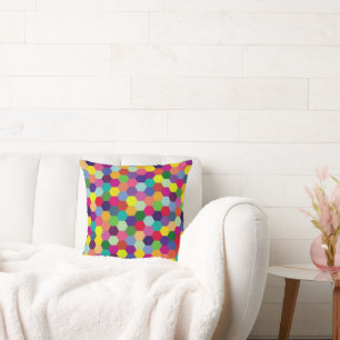 Cojín Decorativo Patrón de color moderno - Hipster de primavera de 