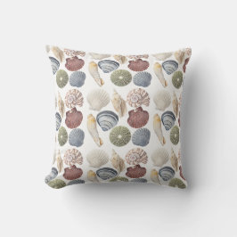Cojín Decorativo Patrón de conchas Decoración costera