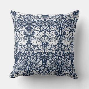 Cojín Decorativo Patrón de conejo William Morris Brer