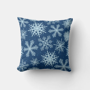 Cojín Decorativo Patrón de copo de nieve