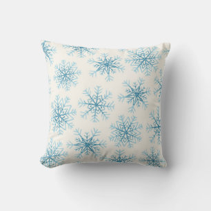 Cojín Decorativo Patrón de copo de nieve