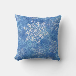 Cojín Decorativo Patrón de copo de nieve
