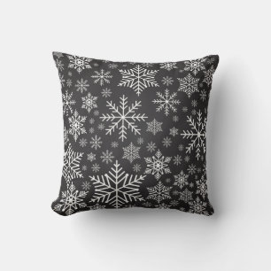 Cojín Decorativo Patrón de copo de nieve