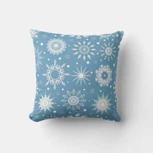 Cojín Decorativo Patrón de copo de nieve