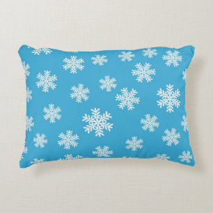 Cojín Decorativo Patrón de copo de nieve
