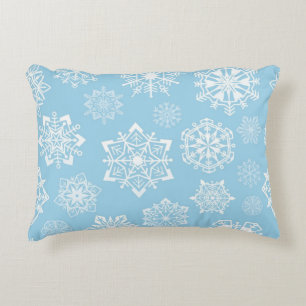 Cojín Decorativo Patrón de copo de nieve