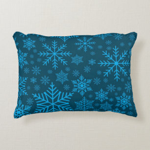 Cojín Decorativo Patrón de copo de nieve