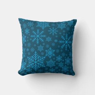 Cojín Decorativo Patrón de copo de nieve