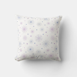 Cojín Decorativo patrón de copos de nieve
