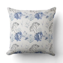 Patrón de coral azul