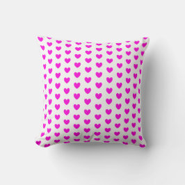 Cojín Decorativo Patrón de Corazón Encantador