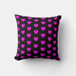 Cojín Decorativo Patrón de Corazón Encantador