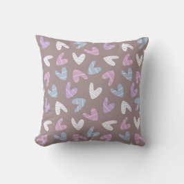 Cojín Decorativo patrón de corazón lindo