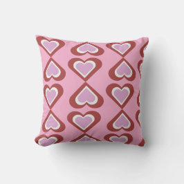 Cojín Decorativo patrón de corazones