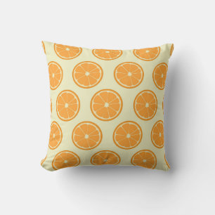 Cojín Decorativo Patrón de corte de naranja