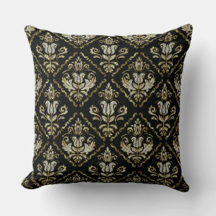 Cojín Decorativo Patrón de damasco espumoso